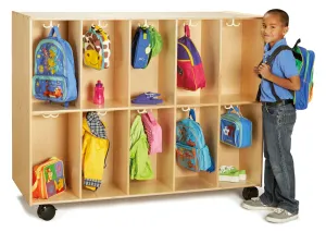 20 Section Mobile Backpack Cubbie by Jonti-Craft