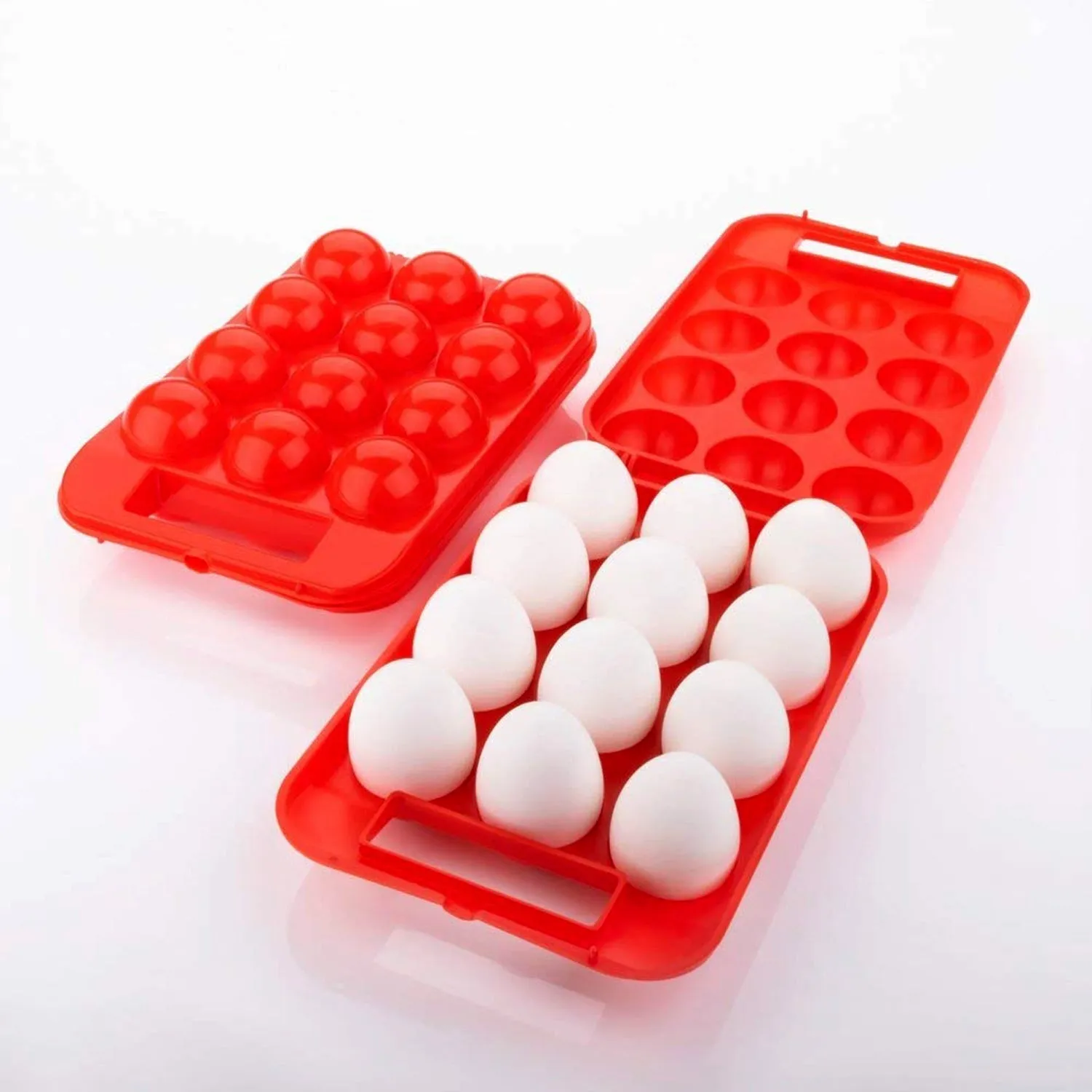 2171 Plastic Egg Carry Tray Holder Carrier Storage Box