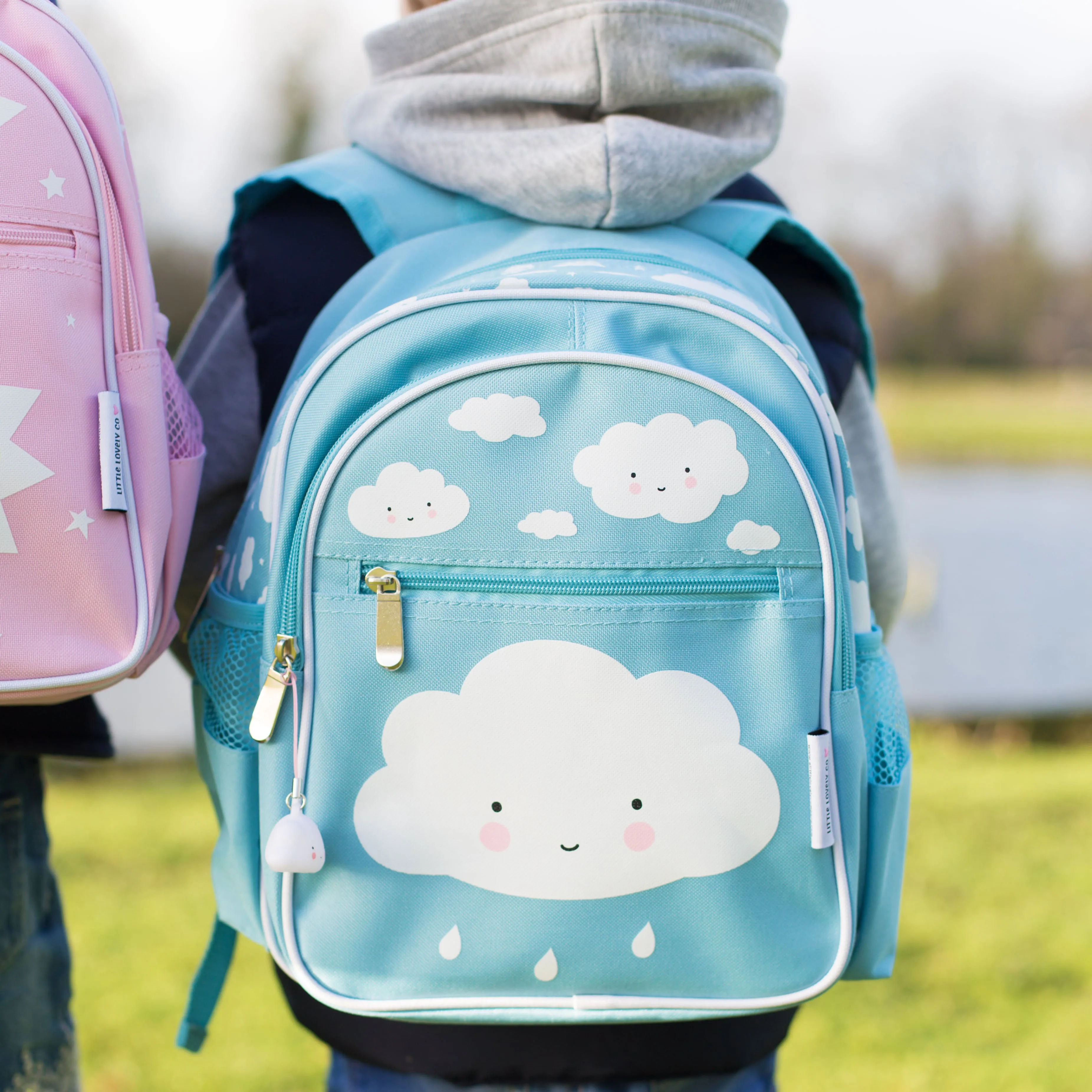 A Little Lovely Company Backpack Cloud Blue