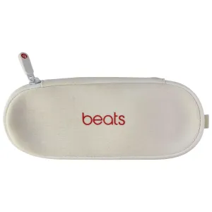 Beats by Dre Soft Zippered Pouch Case for Beats Pill Speaker - White