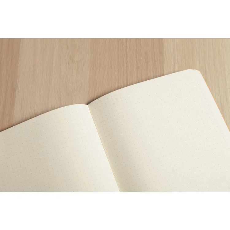 Clairefontaine "My Essential" Bound Paginated Notebook - Dot 96 sheets - 6 x 8 1/4 - Tan