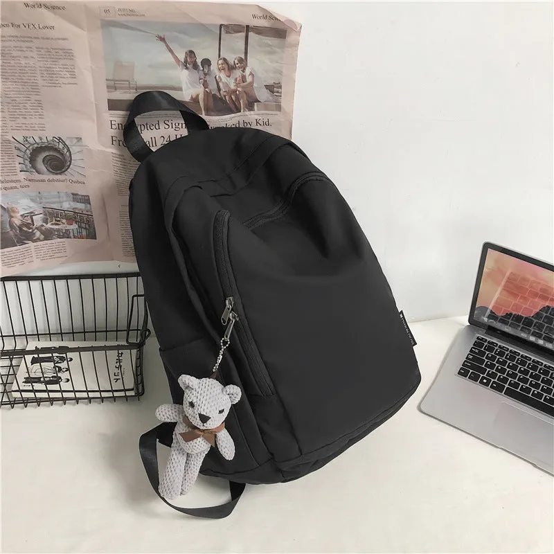 deanwangkt  Schoolbag Men's Ins Korean Harajuku Ulzzang Women's High School and College Student Versatile Large Capacity Travel Backpack Backpack