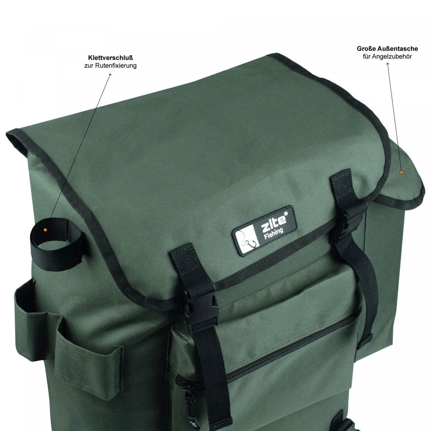 Caperlan 15L   5L Chest Pack 500 - Spacious and Optimized Fishing Backpack