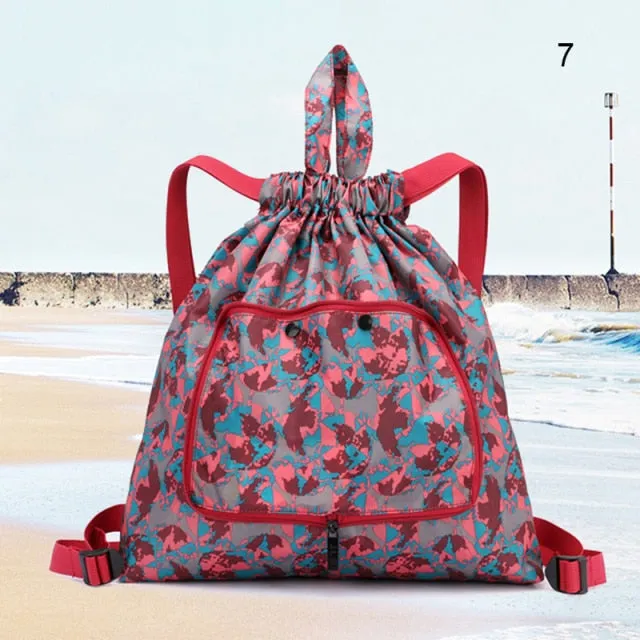 Foldable Large Capacity Flower Travel Backpack