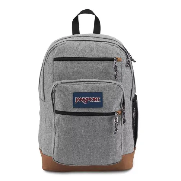 Jansport Cool Student Grey Letterman Poly Backpack [WS]