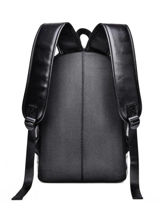 NEW Large Capacity Solid Backpack - Coffee