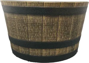 SG Traders™ Large Half Barrel Cask Planter