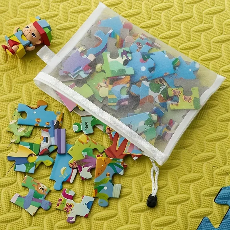 Storage Bag for Building Block Puzzle Toy  Organize Easily