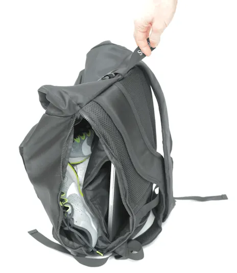 Swedish Posture Unisex Posture Vertical Backpack - Posture Correcting Backpack, Black