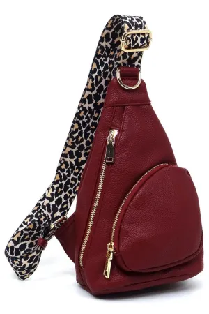 TEEK - Leopard Strap Sling Backpack